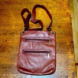 Brown Leather Crossbody Bag